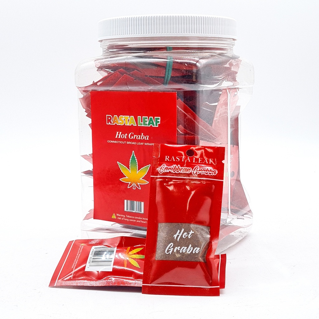 Rasta Leaf HOT 3.5G Pouch 50CT Jar