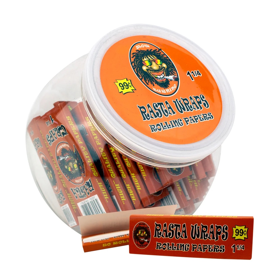 Rasta 99c Wrap Paper 1 1/4 50'S/50CT Jar