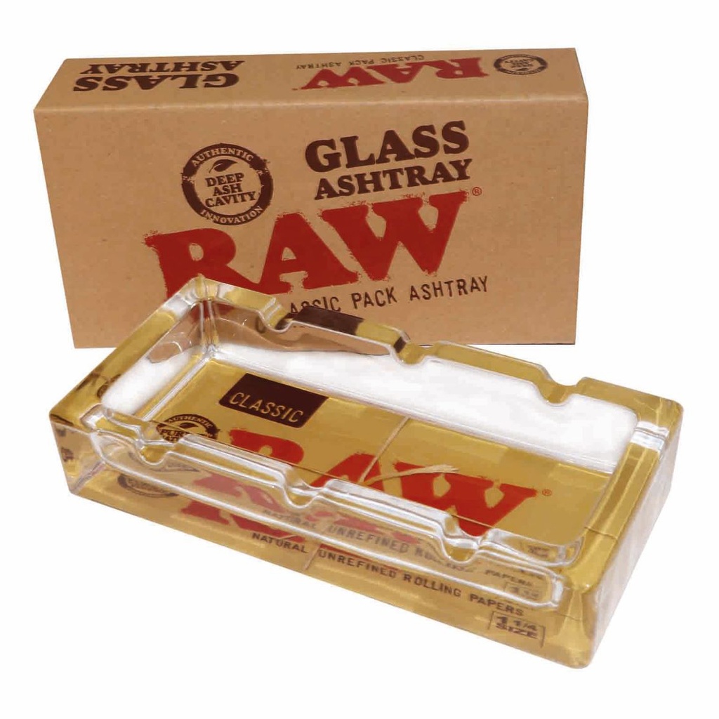 Raw Classic Pack Glass Ash Tray
