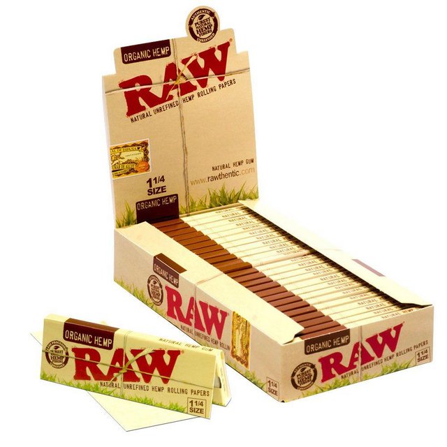 Raw Organic Paper 1 1/4 24CT