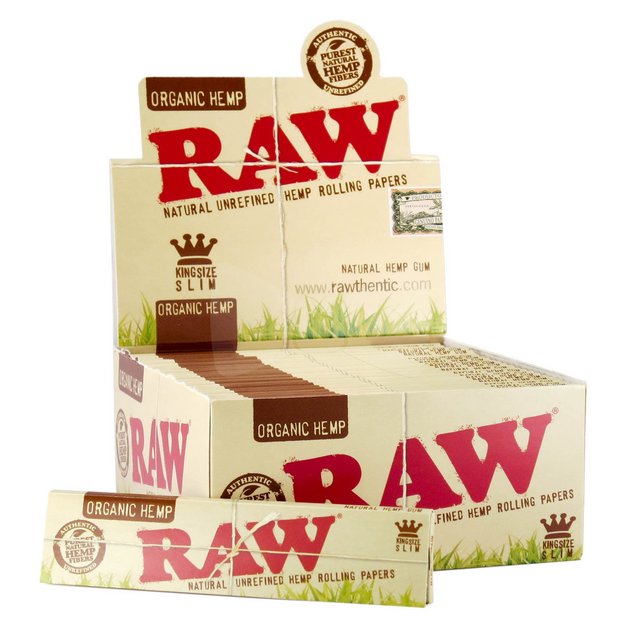 Raw Organic King Size Slim Paper 50CT