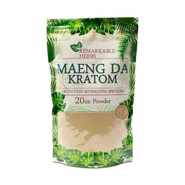 Remarkable Herbs Green Vein Maengda Kratom 20oz Powder