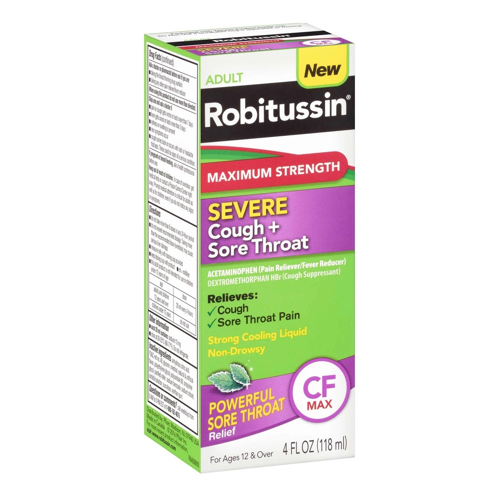 Robitussin Adult Cough/ CF Max 4oz