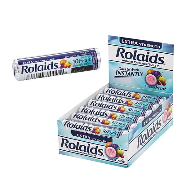 Rolaids Antacid ES Fruit 12CT