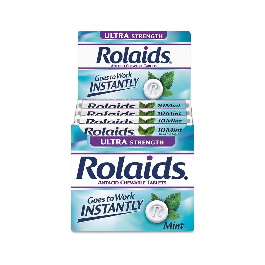 Rolaids Antacid Ultra Strenght Mint 12CT