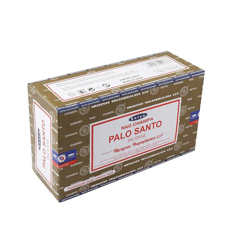 Satya Nag Champa Incense Polo Santo 15G/12CT Box
