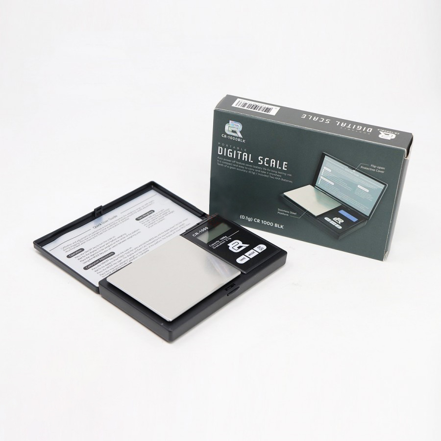 Scale Digital Medium CR BLK 1000g x 35.27oz