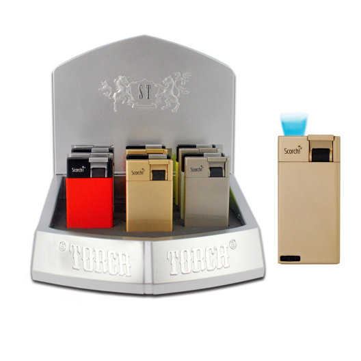 Scorch Metal Slim (61700) Torch Lighter 12CT Display