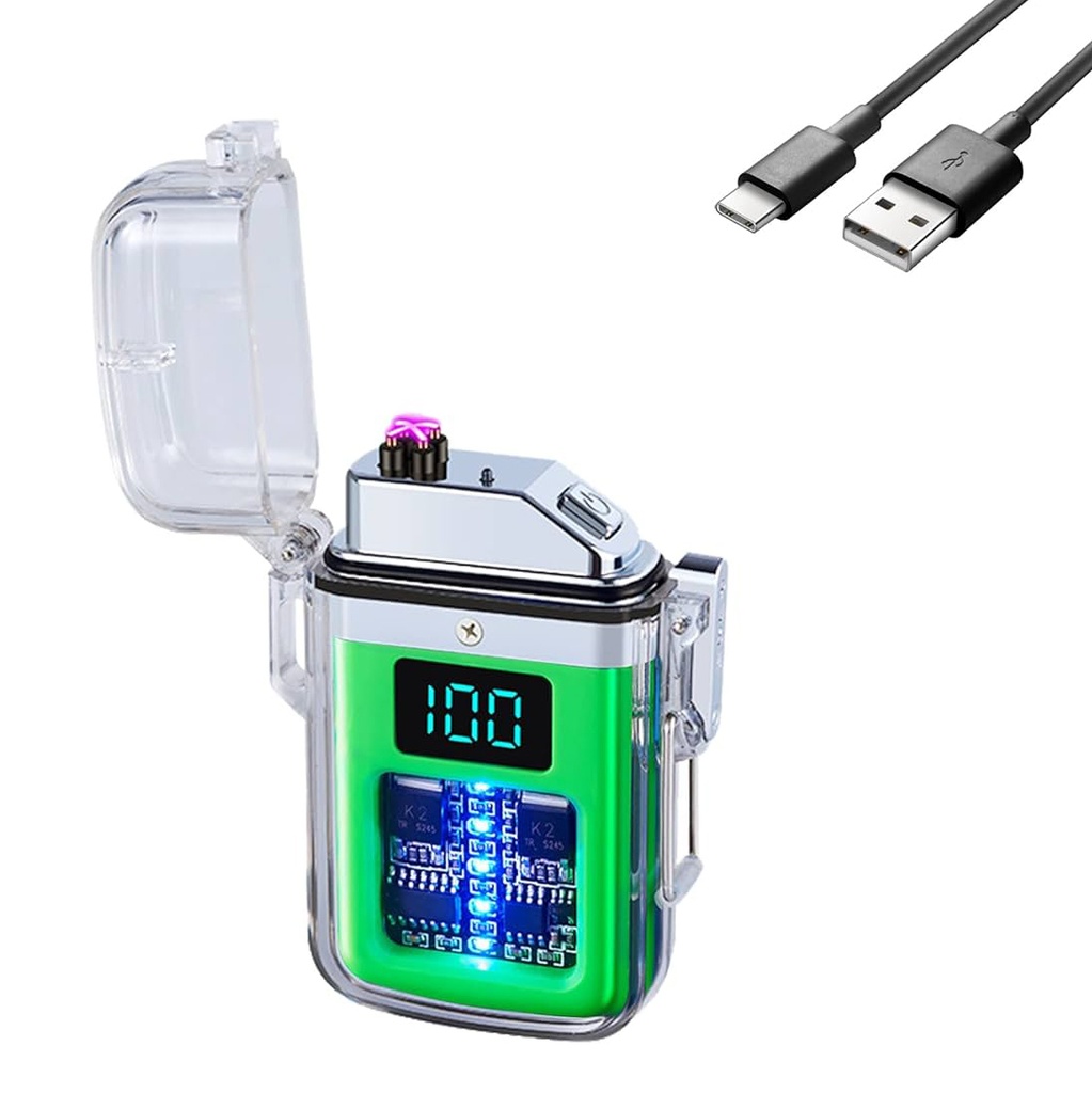 Scorch USB Powerd (61707) Arc Lighter 6CT Display