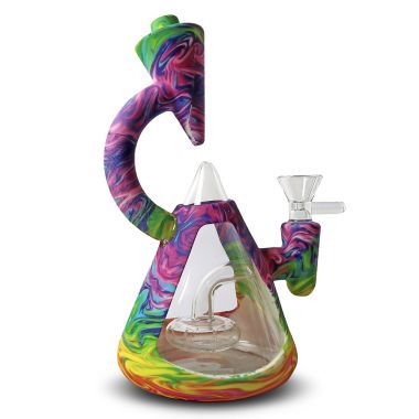 Silicone 8" Bounce Water Pipe