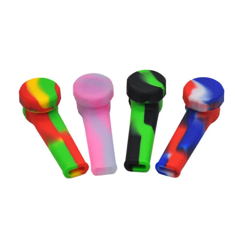 Silicone Hand Pipe With Cap