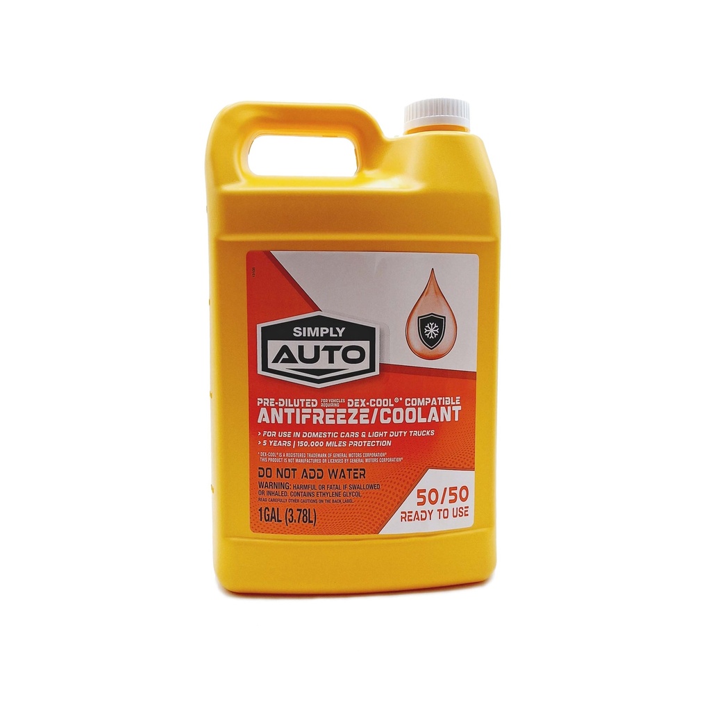 Simply Auto 50/50 Antifreeze Dex Coolant 1Gal. 6CT Case