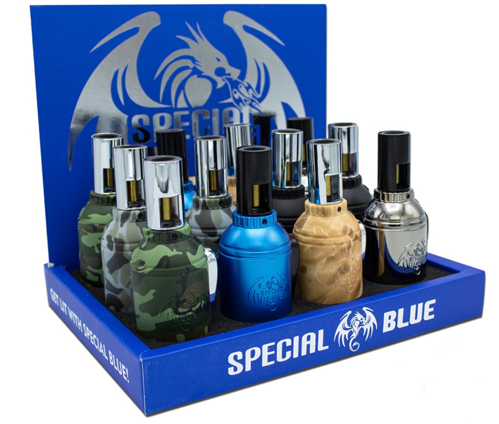 Special Blue Grenade (TD03) Torch Lighter 12CT Display