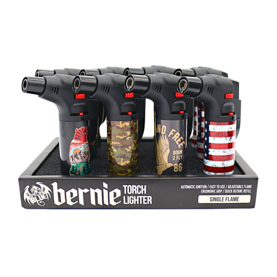 Special Blue Bernie W & F (LT68M) Torch Lighter 12CT Display