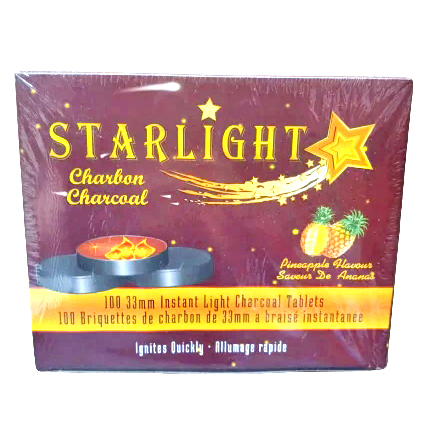 Starlight 33MM Charcoal Pineapple 100'S/10CT