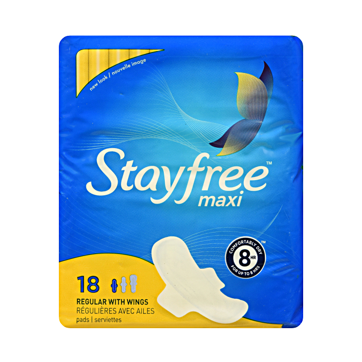 Stayfree Maxi Regular With Wings 18's
