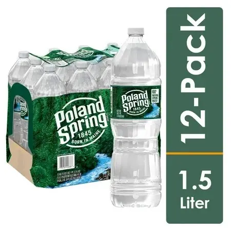 Poland Spring Water 1.5 Liter/12CT Case