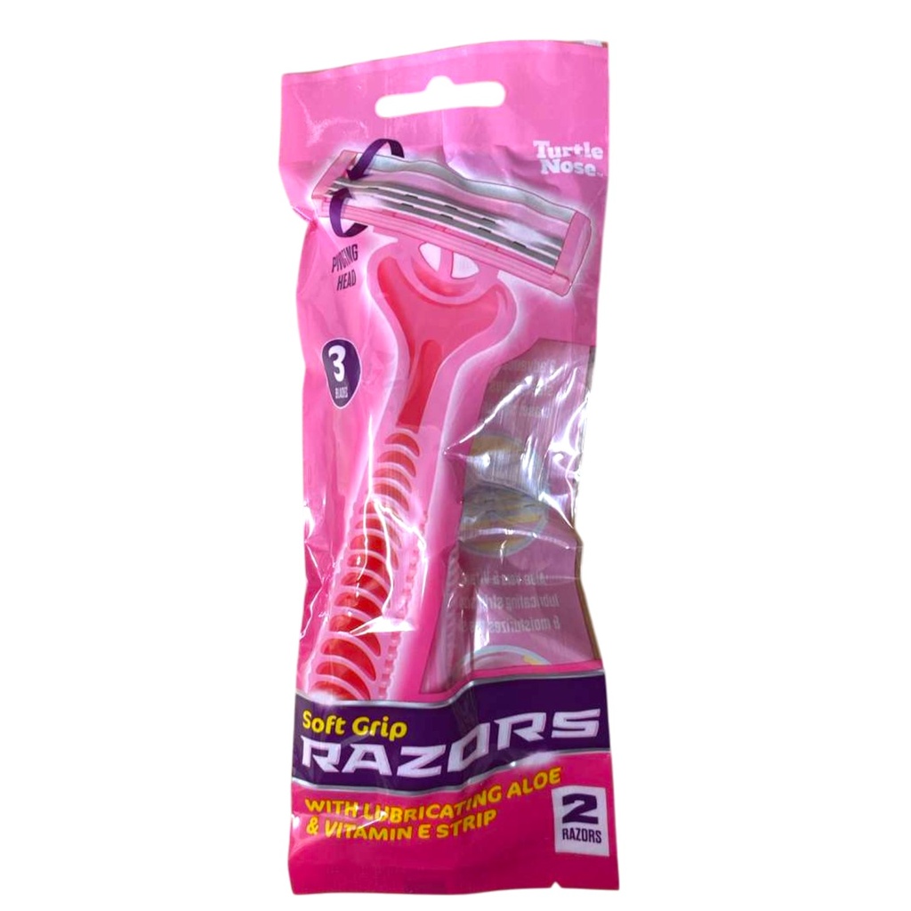 Turtle Nose Razor Women 2CT Pack