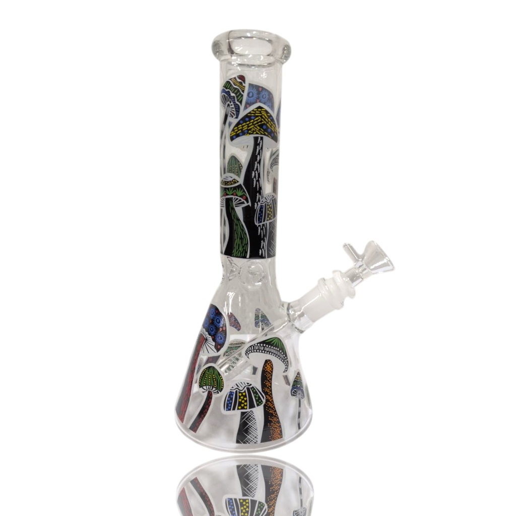 Glass Bong Flying Mushroom (CGP24331/873) 10"