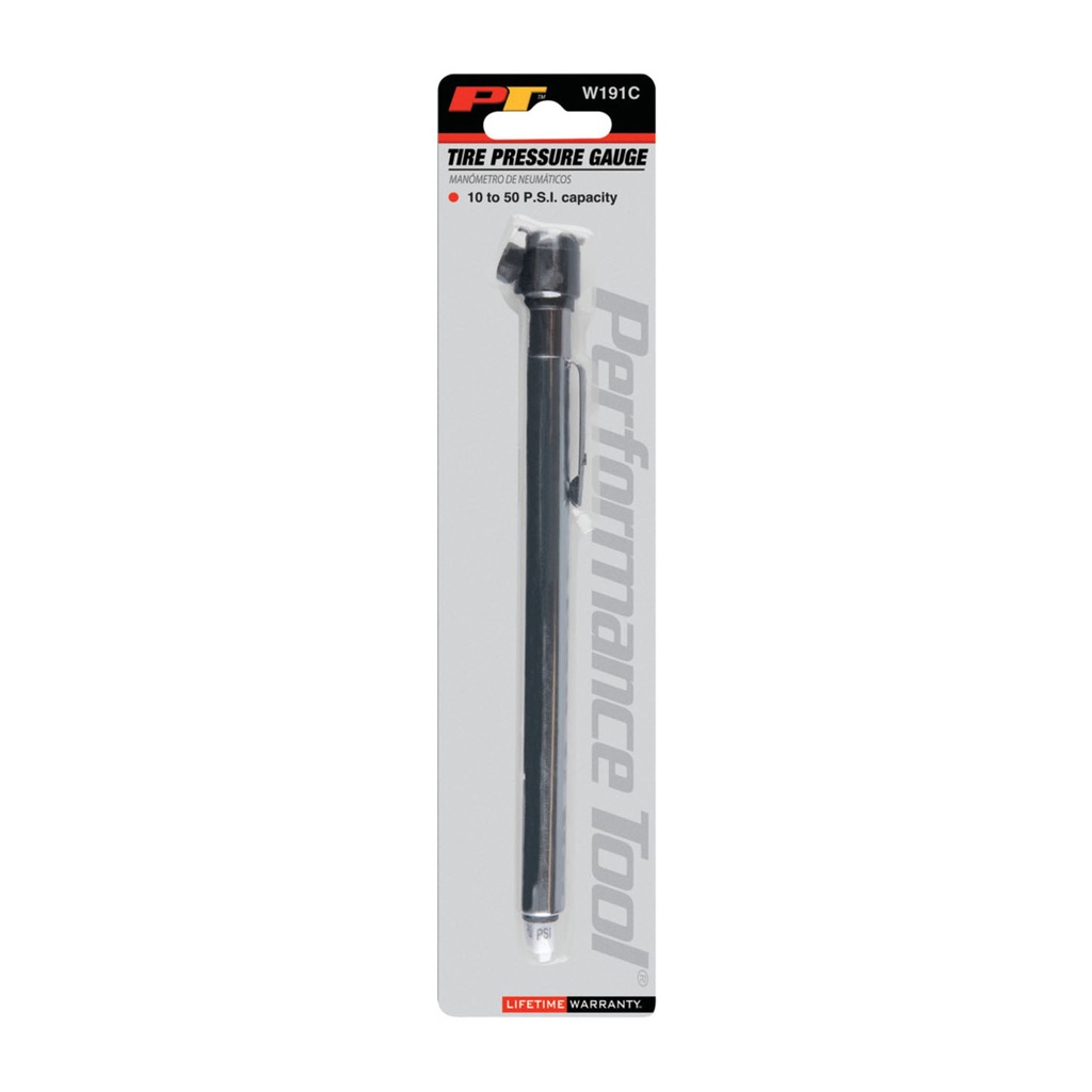 Tire Gauge (PT) Pencil 10-50 PSI