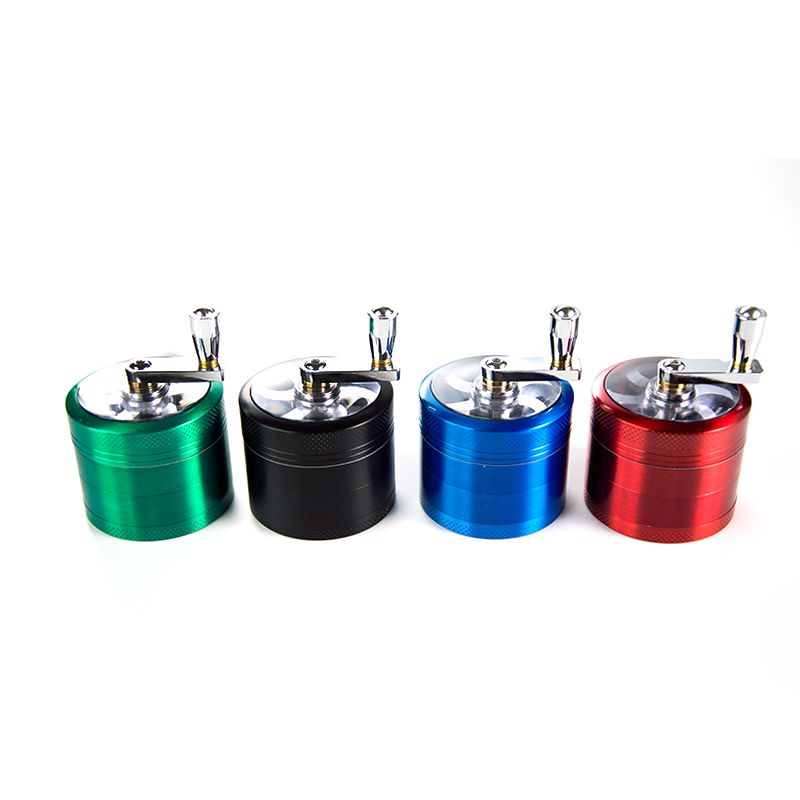 Tobacco Grinder Mini 4 Part With Handle Each