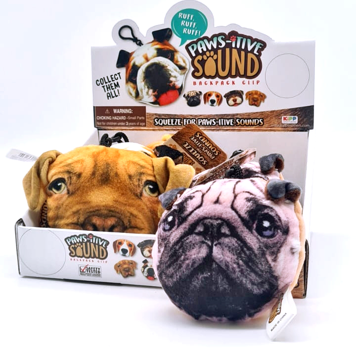 Toy Paw Squeeze and Sounds 6ct/Display Each