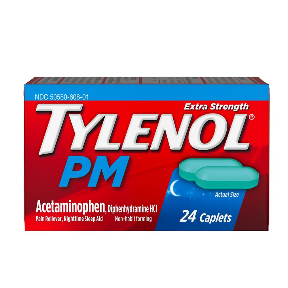 Tylenol PM E/S Caplets 24CT