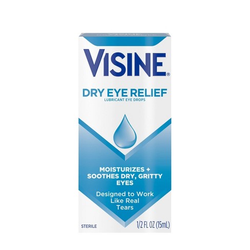 Visine Dry Eye Relief 0.5oz Blue