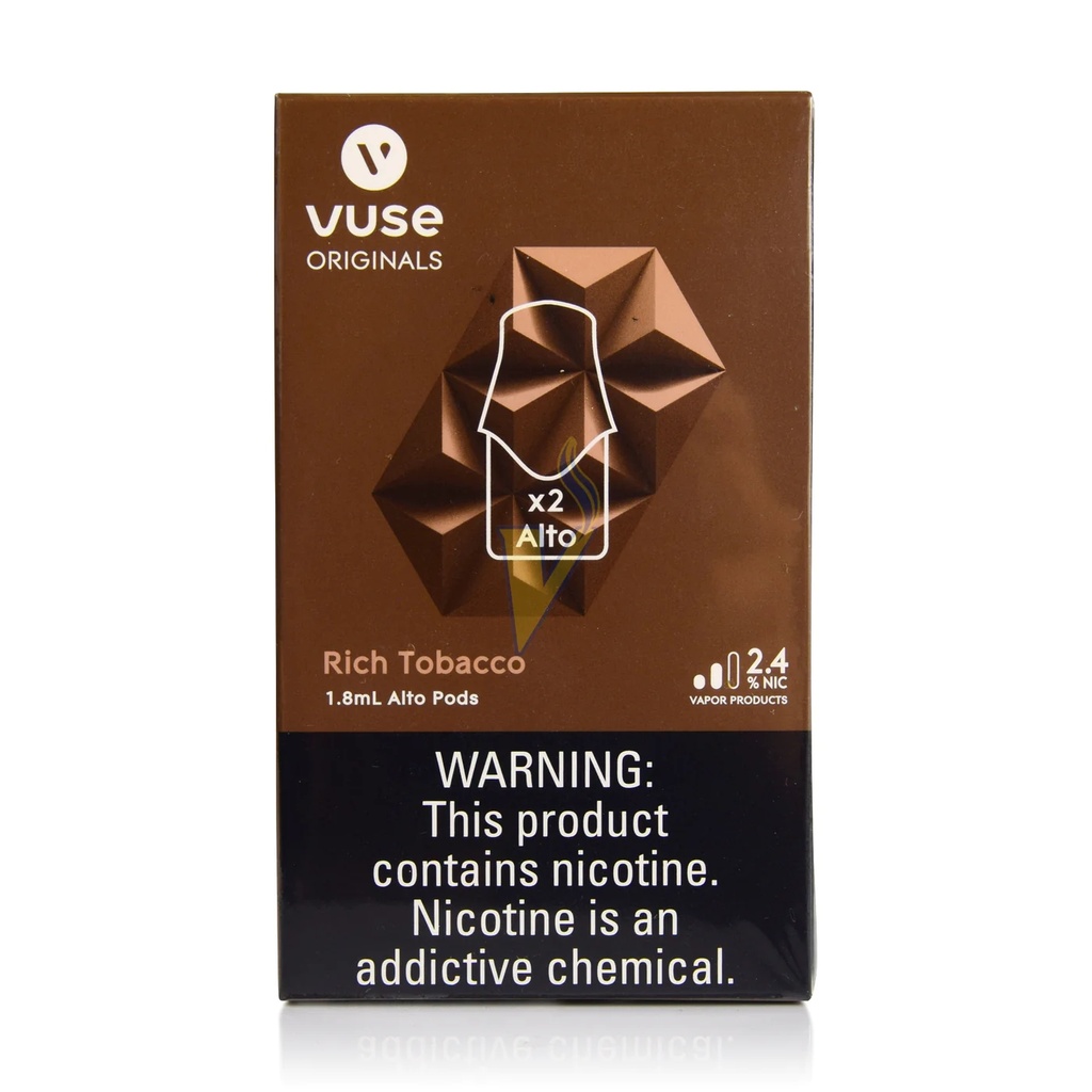 Vuse Alto Rich Tobacco 2.4% 2'S/5CT Pack