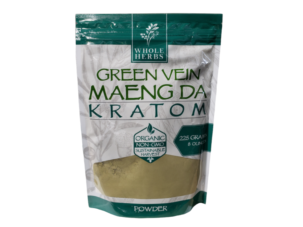 Whole Herbs Green MAENGDA Kratom 8oz/225gm Powder
