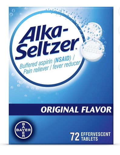 Alka-Seltzer Original Pouch 72CT