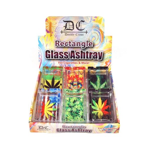 Ashtray Rectangle Leaf (ACE 701) 6CT Display Each