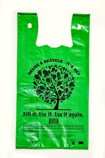 Shopping Bag Reusable (12x7.5x23) 1/6 150CT Bx