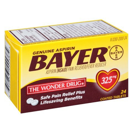 Bayer Genuine Asprin Tablets 24CT
