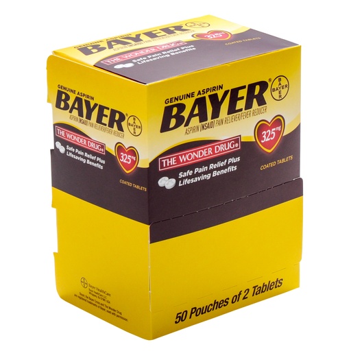 Bayer Genuine Asprin Pouch 2'S/50CT