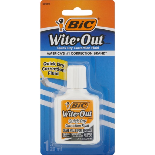Bic Wite-Out Correction Fluid 20ML