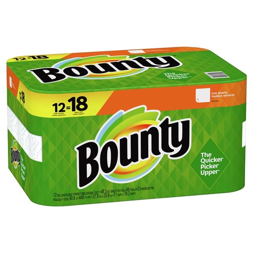 [Bounty-01246] Bounty Paper 2Ply 12=18 Regular Roll