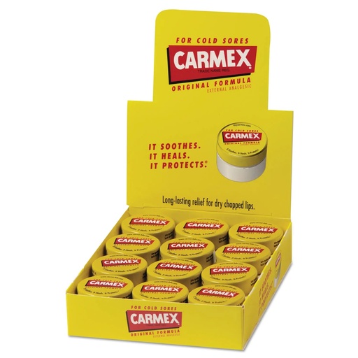 Carmex 0.25oz 12CT Jar/Tray