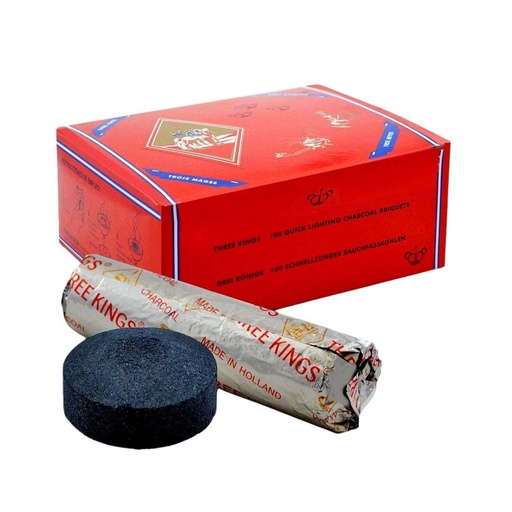 [Charco-25848] Charcoal Three King 100'S/10CT Display