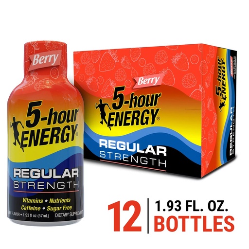 5-Hour Energy Regular Strength Berry 12CT