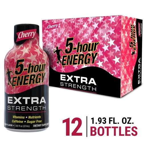 [Chaser-01490] 5-Hour Energy Extra Strength Cherry 12CT