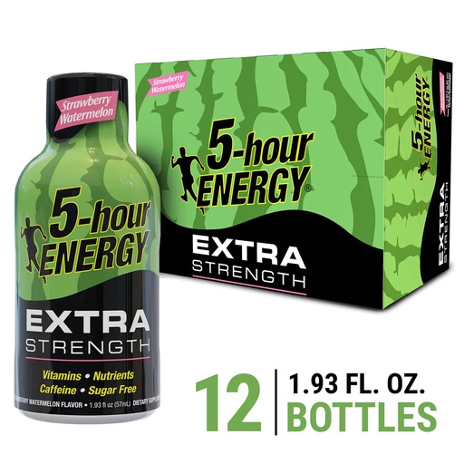 [Chaser-01512] 5-Hour Energy Extra Strength Strawberry Watermelon 12CT
