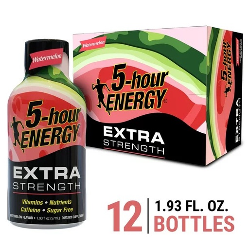 [Chaser-01516] 5-Hour Energy Extra Strength Watermelon 12CT