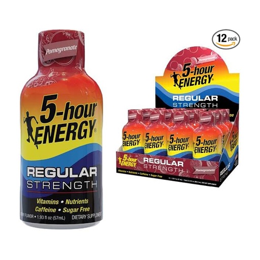 [Chaser-01524] 5-Hour Energy Regular Strength Pomegrante 12CT