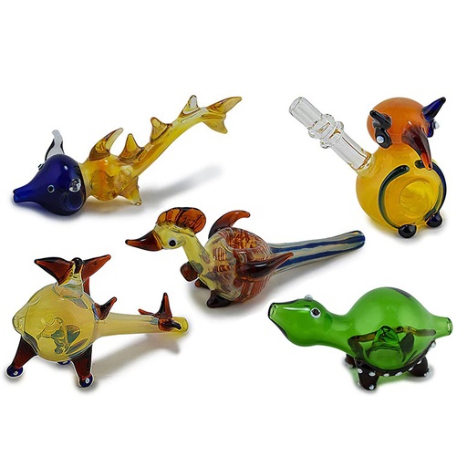 [Chillu-01530] Chillum Glass Big Animal Shape