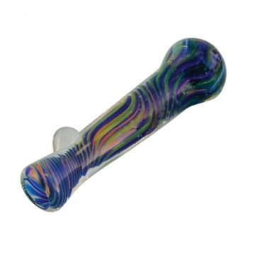 [Chillu-01554] Chillum Glass Pipe Greenish