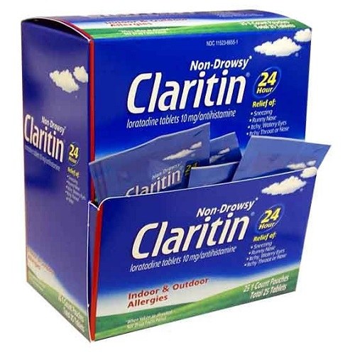 Claritin Non-Drowsy Allergy Pouch 1's/25CT