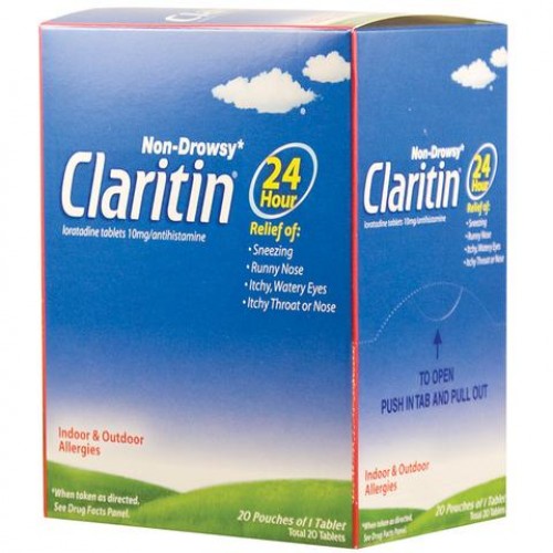 Claritin Non-Drowsy Allergy Pouch 1's/20CT