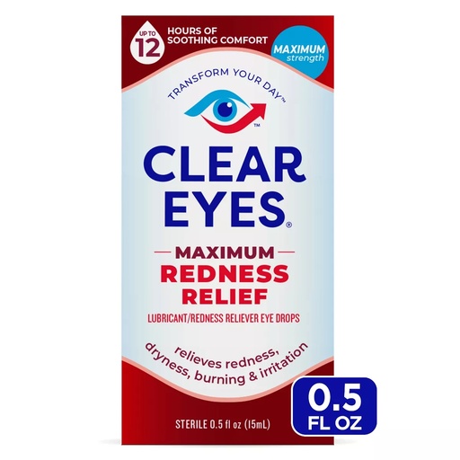 [Clear -26049] Clear Eyes 0.5oz Max Redness Relief