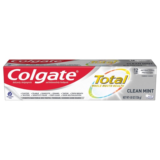 [Colgat-02456] Colgate Toothpaste Total Clean Mint 4.8oz